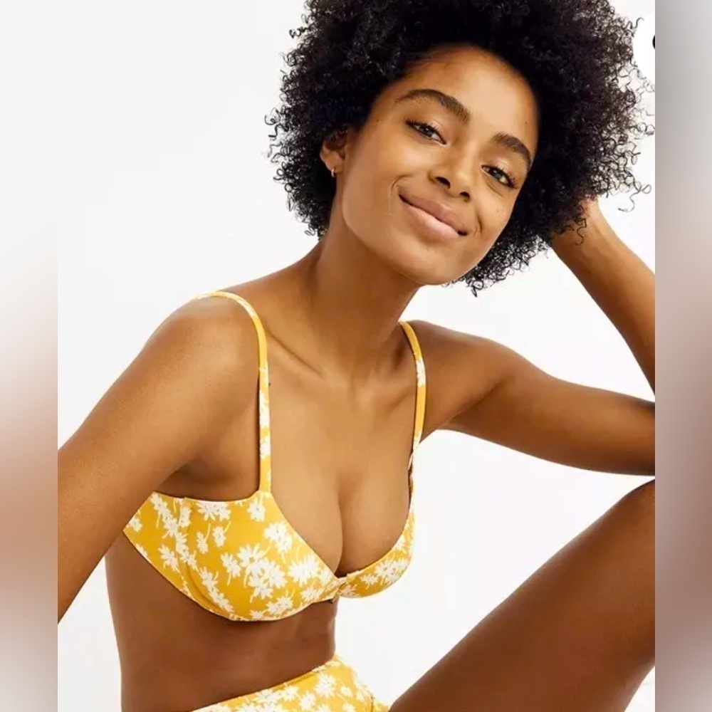 Madewell Second Wave Underwire Bikini Top size Small